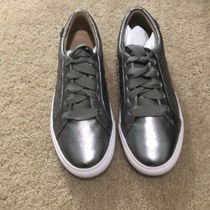 Tory Burch silver sneaker